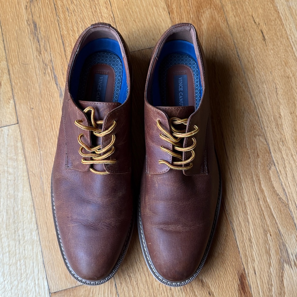 Vince Camuto Brown Oxford Shoes Men”s  Size 11W